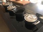 3 kookpotten +steelpan Silvinox Demeyere, Huis en Inrichting, Keuken | Potten en Pannen, Ophalen, Overige materialen, Pannenset