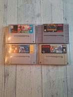 4 Super Nintendo-spellen! Yoshi's Island, Ghouls'n Ghosts!, Games en Spelcomputers, Vanaf 3 jaar, Avontuur en Actie, 2 spelers