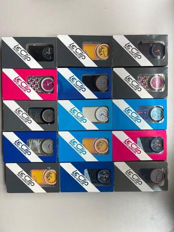 Lot Le Clip Vintage Swiss Quartz horloges beschikbaar voor biedingen