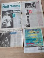 KNIPSELS: NEIL YOUNG & PEARL JAM op PUKKELPOP 25/08/1995, Verzamelen, Tijdschriften, Kranten en Knipsels, Knipsel(s), Ophalen of Verzenden