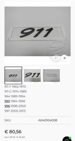 Porsche 911 zwart ebleem, Ophalen, Voor, Porsche