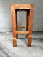 Teakhouten krukje, Ophalen, Gebruikt, Hout