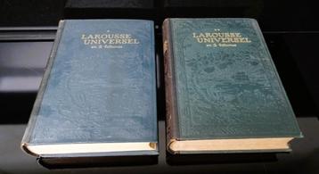 2 Antieke Boeken "​De Larousse Universel" - (1922–1923) beschikbaar voor biedingen