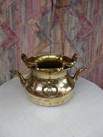 koperen plantencaspot, Ophalen of Verzenden, Zo goed als nieuw, Binnen