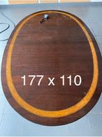 Uitschuifbare eettafel, twee verlengstukken+8 stoelen, Huis en Inrichting, Ophalen, Gebruikt