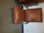 Vintage eenpersoons zetel, Huis en Inrichting, Zetels | Zetels en Chaises Longues, Ophalen, Gebruikt, Eenpersoons, Leer