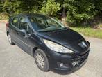 Peugeot 207sw 1.6 hdi euro 5 1er proprietaire clim carnet, Auto's, Peugeot, Euro 5, Zwart, Zwart, Bedrijf