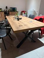 Moderne tafel met 4 stoelen, Huis en Inrichting, Tafels | Eettafels, Ophalen, Zo goed als nieuw