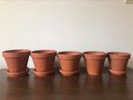 Terracotta bloempotten in zeer goede staat, Tuin en Terras, Bloempotten, Ophalen of Verzenden, Zo goed als nieuw, Terracotta