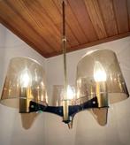 AltuGlass kroonluchters met 3 lampen van Michel Dumas, Huis en Inrichting, Ophalen of Verzenden, Gebruikt