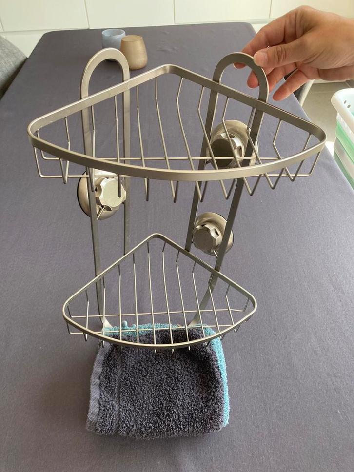 Handig praktisch Douche rekje in aluminium, Huis en Inrichting, Badkamer | Badtextiel en Accessoires, Zo goed als nieuw, Overige typen