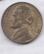 Amerikaanse valuta: 5 cent 1943 P zilver, Ophalen of Verzenden, Noord-Amerika, Losse munt, Zilver