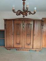 Placard/lit/commode/lustre/table de chevet - antique, Enlèvement, Utilisé, Deux personnes, Antiek