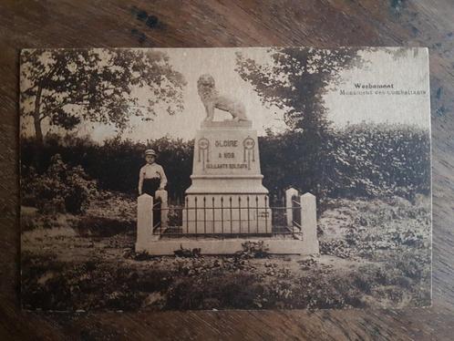 Postkaart Werbomont Monument des combattants Oorlogsmonument, Verzamelen, Postkaarten | België, Gelopen, Luik, 1920 tot 1940, Ophalen of Verzenden