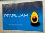 Poster Pearl Jam - new album, Comme neuf, Enlèvement ou Envoi