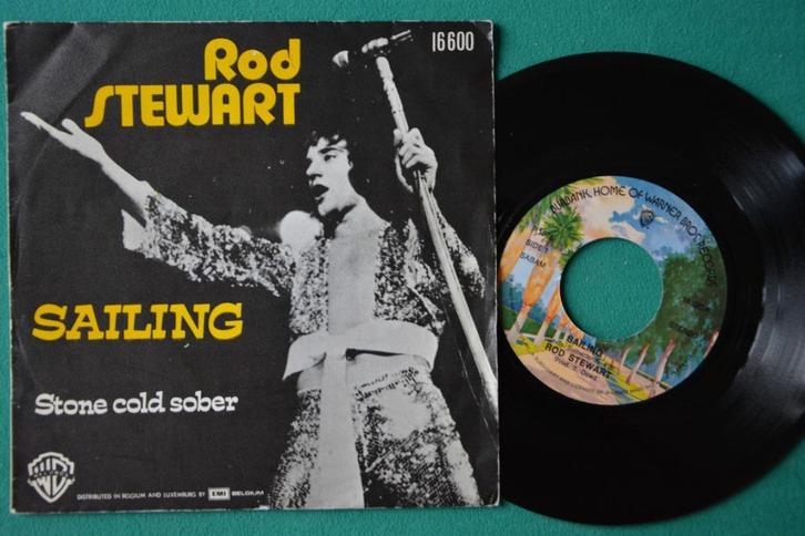Rod Stewart – Sailing  (1) - vinyl singel, Cd's en Dvd's, Vinyl Singles, Gebruikt, Single, Rock en Metal, 7 inch, Ophalen of Verzenden