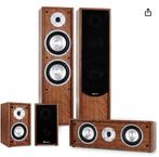 Complete Auna Linie 300 Surround set (incl. Subwoofer), Zo goed als nieuw, Complete surroundset, 120 watt of meer, Ophalen