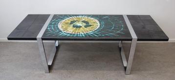 Vintage salontafel Belarti tegeltafel Fat Lava Space Age beschikbaar voor biedingen