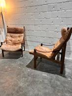 Hunter chair set van 2 Scandinavisch fauteuils jaren 60., Ophalen of Verzenden, Zo goed als nieuw