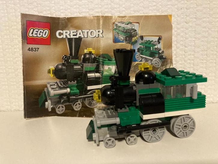 Lego Creator Trein 4837, Kinderen en Baby's, Speelgoed | Duplo en Lego, Gebruikt, Lego, Complete set, Ophalen of Verzenden