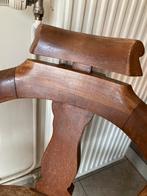 Massief houten stoel in kappersstijl met armleuningen, Antiek en Kunst, Ophalen