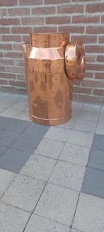 Koperen  melkkan, Ophalen