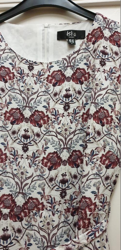 Iska London jurk - Maat 42, Kleding | Dames, Jurken, Zo goed als nieuw, Maat 42/44 (L), Knielengte, Ophalen of Verzenden