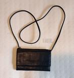 Vintage handtas, Handtassen en Accessoires, Tassen | Damestassen, Ophalen, Gebruikt, Blauw, Handtas