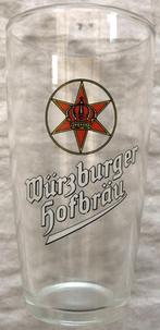 Bierglas, Vintage, Würzburger Hofbräu, 0,2L, 1 stuks, 1970s., Verzamelen, Ophalen of Verzenden, Gebruikt, Glas of Glazen, Overige merken