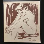 Litho - Maurice van Essche , Seated Nude, Antiek en Kunst, Kunst | Litho's en Zeefdrukken, Ophalen of Verzenden
