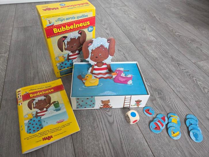 Haba Bubbelneus (2+), Hobby en Vrije tijd, Gezelschapsspellen | Kaartspellen, Gebruikt, Een of twee spelers, Ophalen of Verzenden