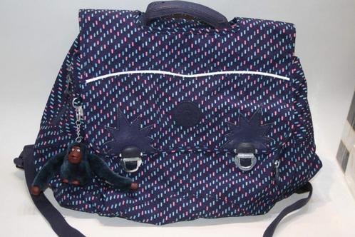 Kipling Iniko school /boekentas voor basisschool + aapje TOP, Handtassen en Accessoires, Tassen | Schooltassen, Gebruikt, Verzenden