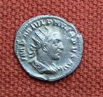 Philippus I de Arabier Romeins zilverstuk., Ophalen of Verzenden, Losse munt, Zilver
