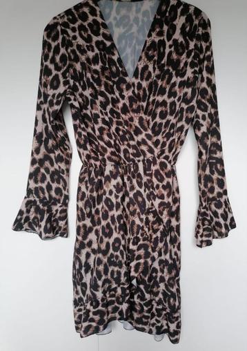 Damesjurk in luipaardmotief, maat XS beschikbaar voor biedingen