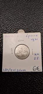 Australië 6 pence 1921, Postzegels en Munten, Munten | Oceanië, Ophalen of Verzenden