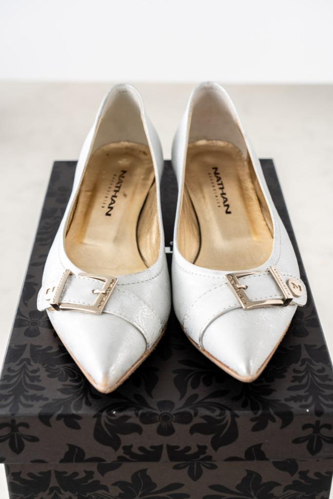 Schoenen, merk Nathan, NIEUW, maat 36, Kleding | Dames, Schoenen, Nieuw, Schoenen met lage hakken, Grijs, Verzenden