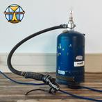 Vintage brandblusser lamp / fire extinguisher lamp, Ophalen of Verzenden, Zo goed als nieuw