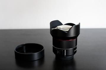 SAMYANG 14mm F2.8 AF CANON EF, Audio, Tv en Foto, Ophalen, Gebruikt, Groothoeklens