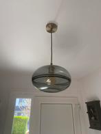 Lampe suspension vert/gris-doré, Zo goed als nieuw