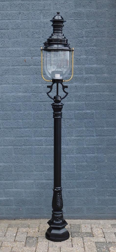 Lantaarn ''Unique'' - buitenlamp, staande lantaarn - zwart, Tuin en Terras, Buitenverlichting, Nieuw, Staande lamp, Aluminium