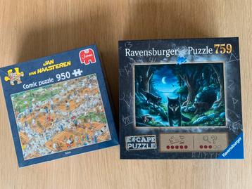 Puzzel 950 stukjes - escape puzzel 759 stukjes beschikbaar voor biedingen