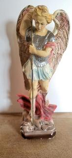 Statue de l'archange Michael peinte à la main, Collections, Religion, Image, Utilisé, Enlèvement ou Envoi, Christianisme | Catholique