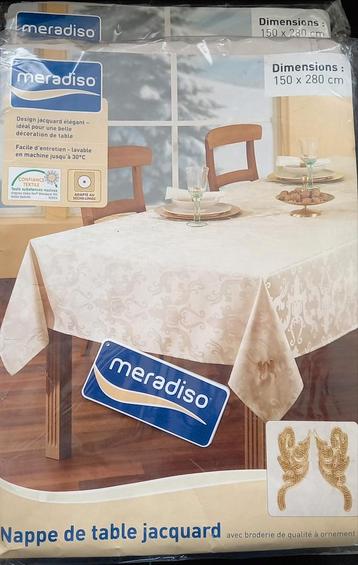 Merediso jacquard tafelkleed 280 x 150 cm NIEUW verpakt beschikbaar voor biedingen