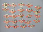 set 24 sigarenbandjes Stompkop Mundial 82 Rode Duivels, Verzamelen, Verzenden, Zo goed als nieuw, Overige typen