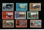 EUROPA RUSLAND LENIN MAUSOLEUMS 9 POSTZEGELS GESTEMPELD, Postzegels en Munten, Verzenden, Gestempeld