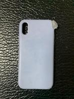 Paars siliconen hoesje iphone apple XR, Telecommunicatie, Ophalen of Verzenden, Gebruikt, IPhone XR, Hoesje of Tasje