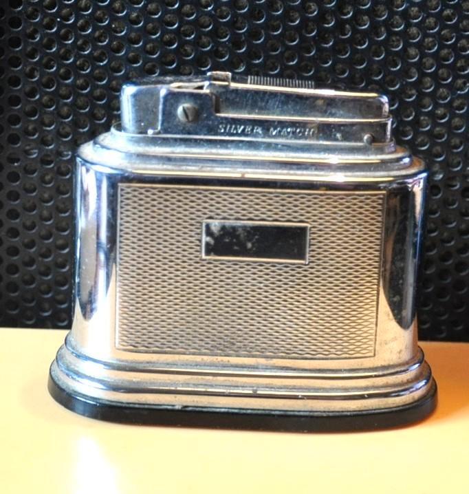briquet de table gaz silver match, Collections, Articles de fumeurs, Briquets & Boîtes d'allumettes, Utilisé, Briquet, Enlèvement ou Envoi