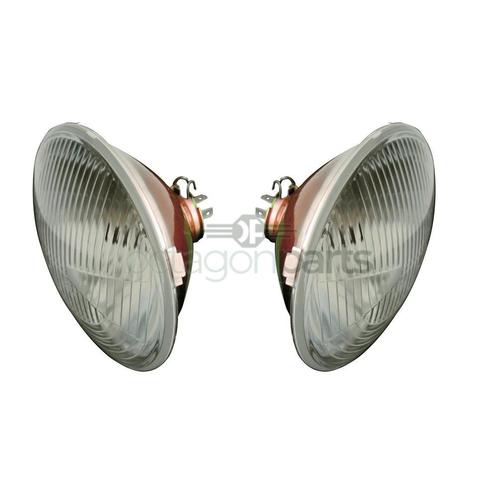 Koplampen 7 inch H4 - Zonder/Met stadslicht - LHD, Auto-onderdelen, Verlichting, Amerikaanse onderdelen, Oldtimer onderdelen, Overige automerken