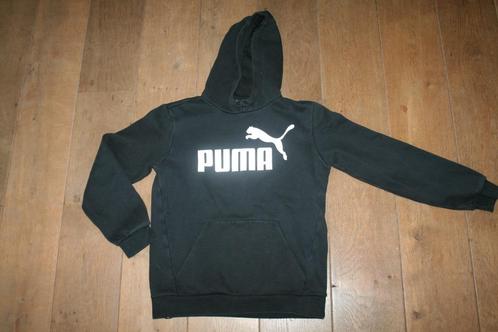 Maat 164 - Puma - zwarte hoodie, Enfants & Bébés, Vêtements enfant | Taille 164, Comme neuf, Garçon, Pull ou Veste, Enlèvement ou Envoi