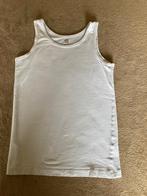 Wit onderhemdje zonder mouwen, Hema, 134-140, Nacht- of Onderkleding, Ophalen of Verzenden, Zo goed als nieuw, Hema